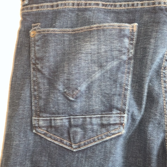 Hudson Byron 5 pocket Straight Men's Blue Jeans, size 32, 4 Button Up - Picture 3 of 16